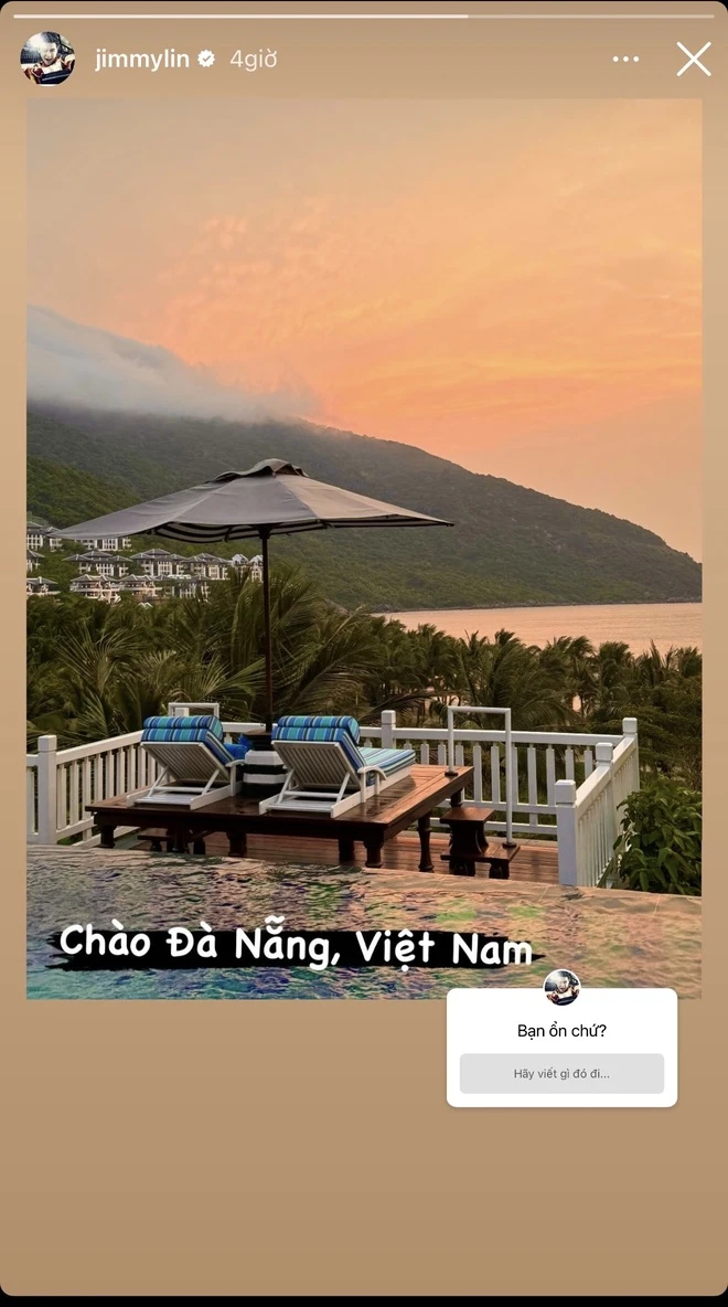 Lâm Chí Dĩnh cùng vợ đến du lịch Đà Nẵng, Trần Nhược Nghi thích thú khoe món phở và cà phê dừa - Ảnh 1